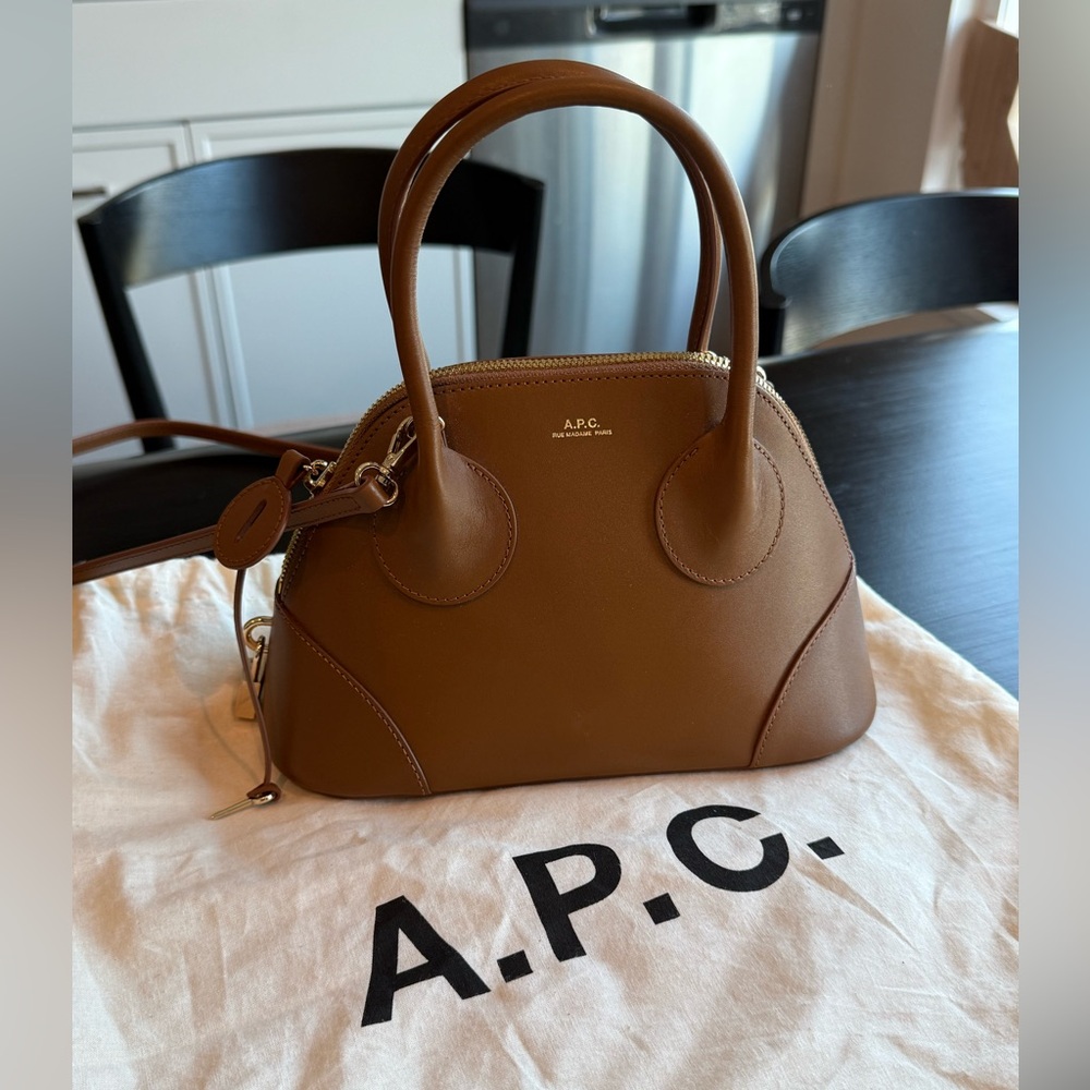 A.P.C. Brown Small Emma Bag